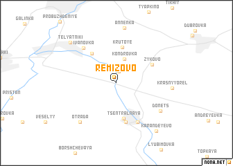 map of Remizovo