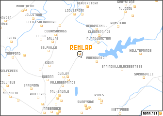 map of Remlap