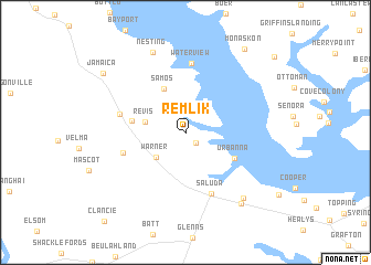 map of Remlik
