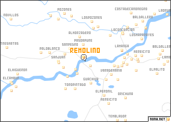 map of Remolino