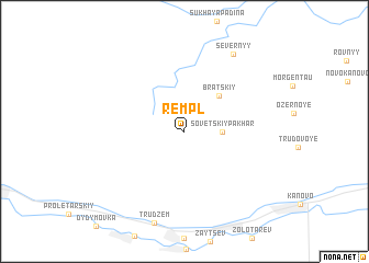 map of Rempl\