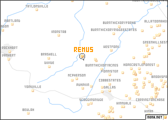 map of Remus