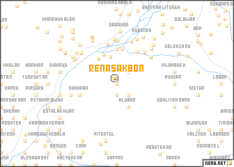 map of Renāsak Bon