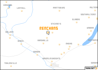 map of Renchans
