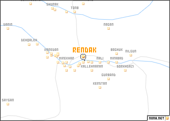 map of Rendak