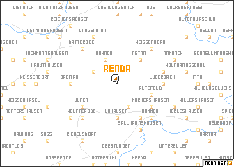 map of Renda