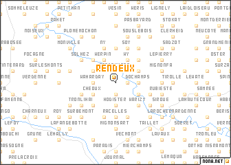 map of Rendeux