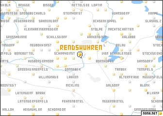 map of Rendswühren