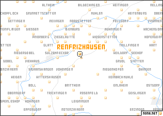 map of Renfrizhausen