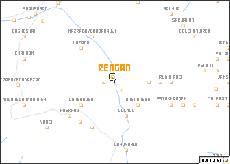 map of Rengān
