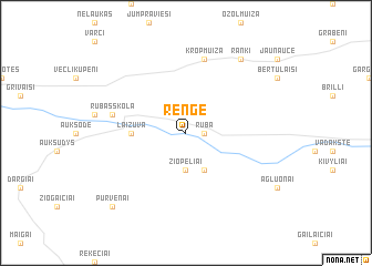 map of Reņģe