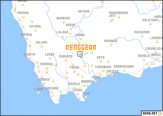 map of Renggean