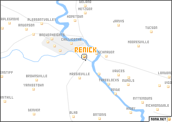 map of Renick