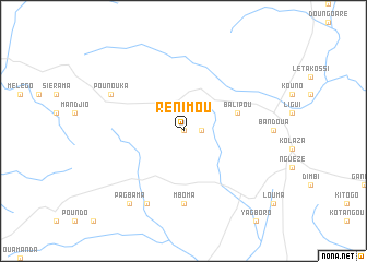 map of Renimou