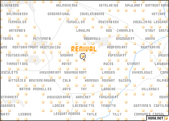 map of Renival