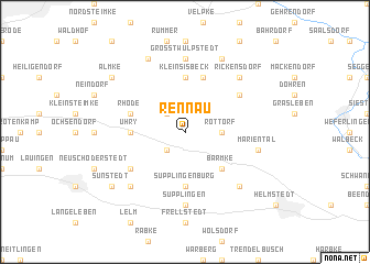 map of Rennau