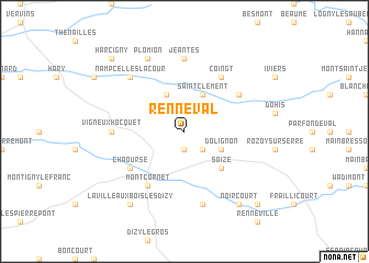 map of Renneval