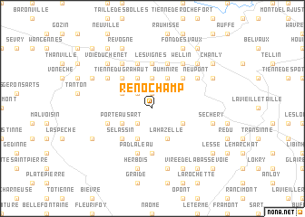 map of Renochamp