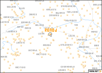 map of Renoj