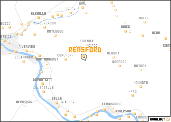 map of Rensford