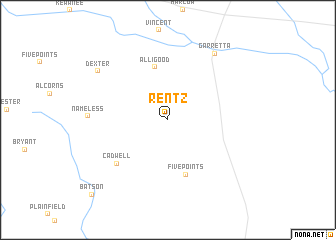 map of Rentz