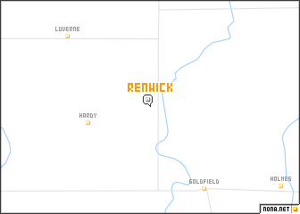 map of Renwick
