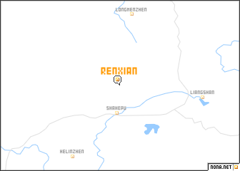 map of Renxian