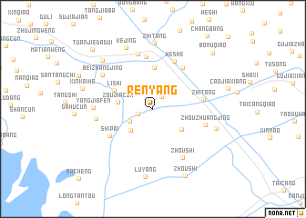 map of Renyang