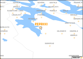 map of Repakki