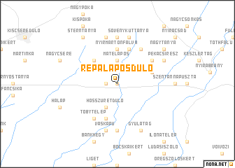 map of Répalaposdůlő