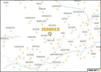 map of Reparica