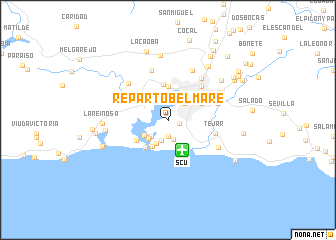 map of Reparto Belmare