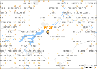 map of Repe