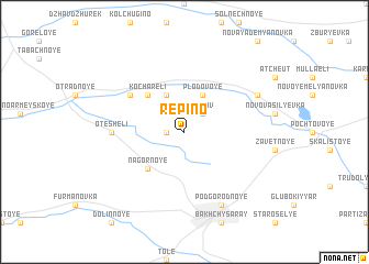 map of Repino