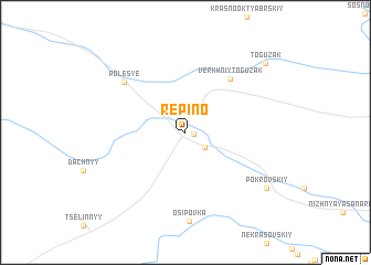 map of Repino