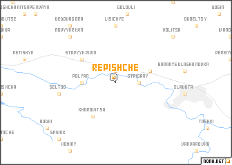 map of Repishche