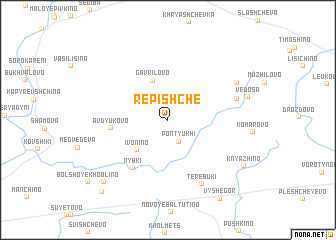 map of Repishche