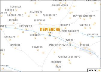 map of Repishche