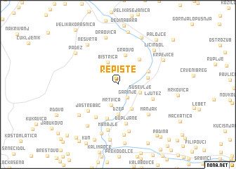 map of Repište