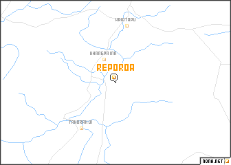 map of Reporoa