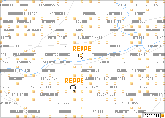 map of Reppe