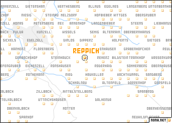 map of Reppich