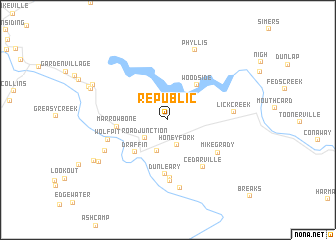 map of Republic