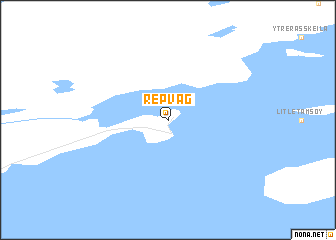 map of Repvåg