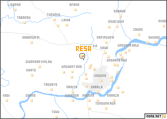 map of Resa