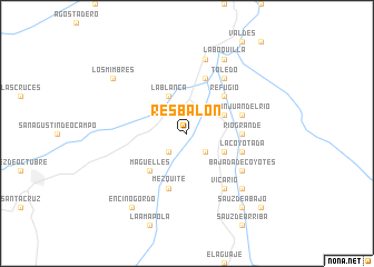 map of Resbalón