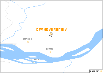 map of Reshayushchiy