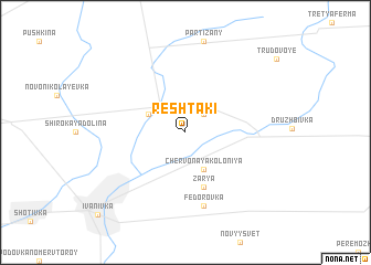 map of Reshtaki