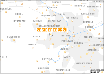 map of Residence Park