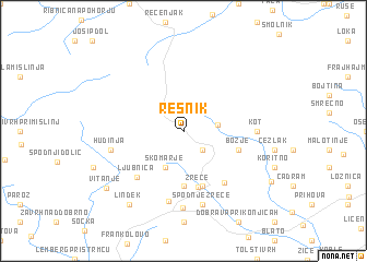 map of Resnik